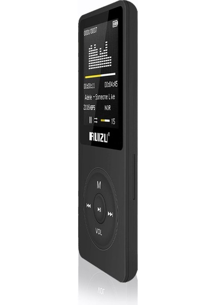 X02 Ultra İnce MP3 Çalar 4GB FM Radyo Siyah modelleri