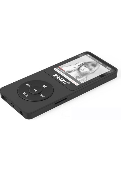 X02 Ultra İnce MP3 Çalar 4GB FM Radyo Siyah fırsatları
