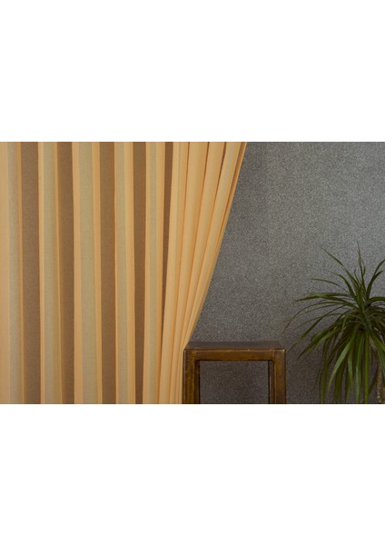 Etamin Tül Sarı 1-3 Sık Pile 400X260