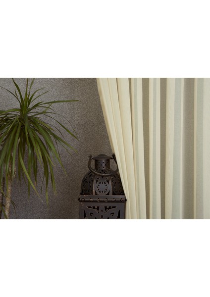 Etamin Tül Şampanya Rengi 1-2 Seyrek Pile 300X260