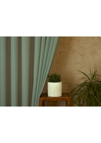 Etamin Tül Yeşil 1-3 Sık Pile 200X260