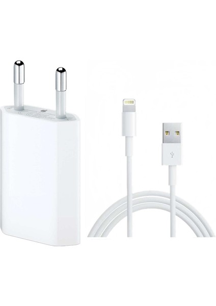 Apple iPhone 5,6,7,8,x Şarj Aleti ve Data Kablosu 1 Metre Lightning