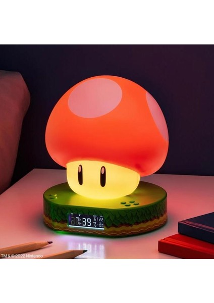 Super Mario Mushroom Digital Saat Alarm