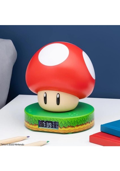 Super Mario Mushroom Digital Saat Alarm