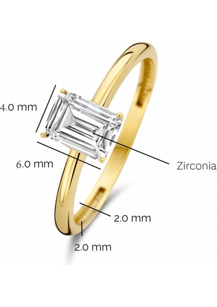 Baget Tektaş Altın Yüzük YZA.128 fırsatları