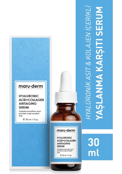 Hyalüronik Asit Antiage Cilt Bakım Serumu 30 ml
