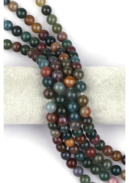 Hint Akik ( Aa Kalite ) Doğal Taş Dizi 10 mm Küre Kesim