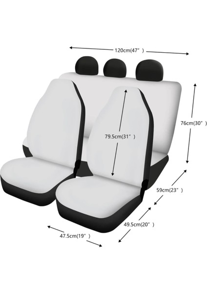 Renault Magnum Uyumlu Oto Koltuk Kılıfı Set