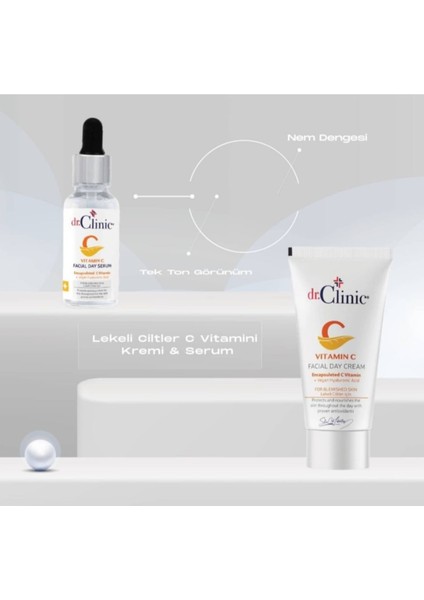 C Vitamin Cilt Bakım Seti (C Vitamin Krem C Serum)