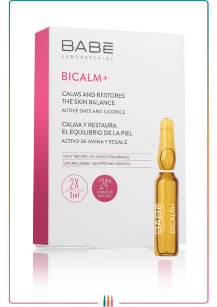 Bicalm+ Ampul Yatıştırıcı ve Onarıcı Etkili Konsantre Bakım 2X2ML