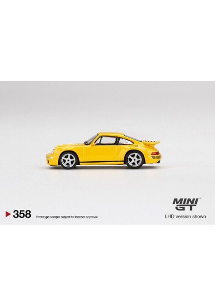 358 Ruf Ctr Anniversary Blossom 1:64 Sarı Model Araba