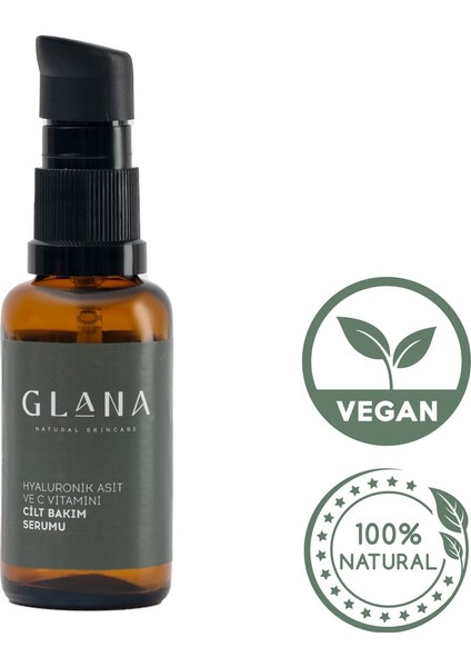 Hyaluronik Asit ve C Vitamini Cilt Bakım Serumu