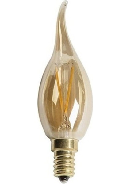 CT-4281 4W E14 Amber Rustik LED Ampul (12ADET)