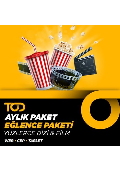 1 Aylık Eğlence Paketi - (Web + Cep + Tablet)