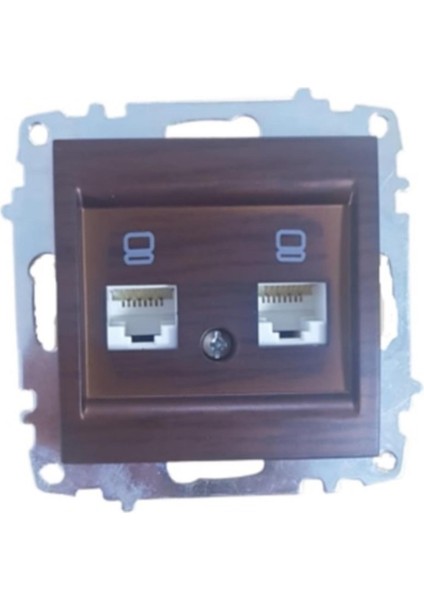 Zena Mek.maun 2RJ45 Data Prizi (6ADET) Elbi