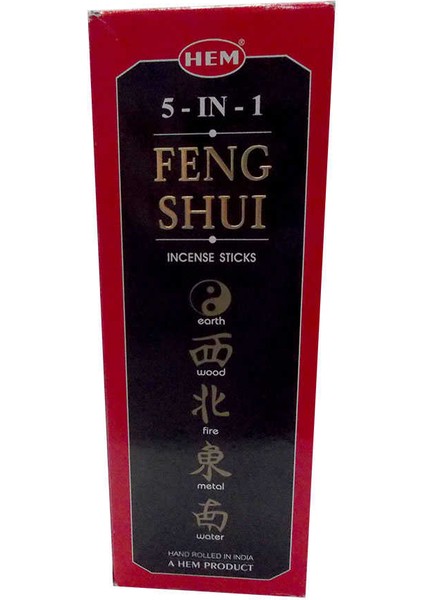 Feng Shui 5in1 20 Çubuk Tütsü