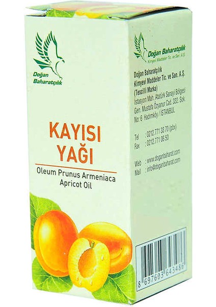 Doğan Baharatçılık Kayısı Yağı 20 cc