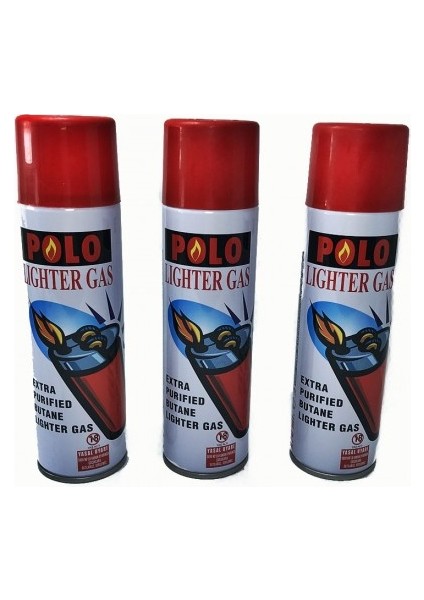 Kişiye Özel Polo Çakmak Gazı 3'lü 270 ml