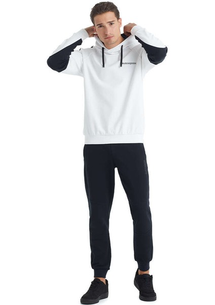 Erkek Sweatshirt 30940 Beyaz