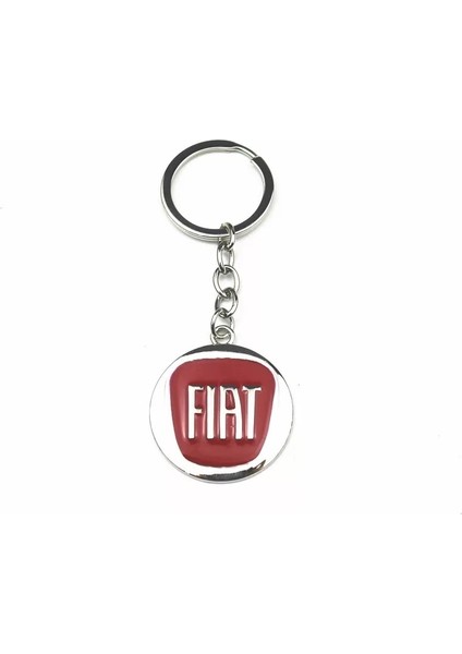 Fiat Logolu Uzun Metal Anahtarlık