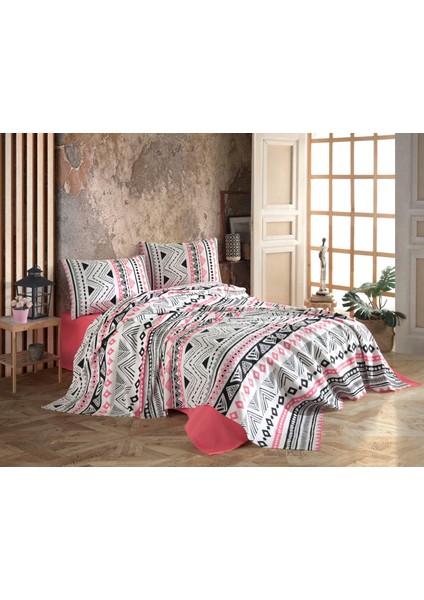 Çift Kişilik Baskılı Pike Takımı ( Set )