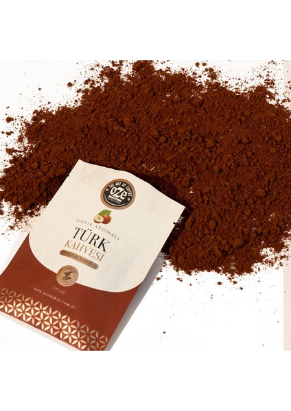 3'Lü Aromalı Türk Kahve Seti /Dağ Çilekli-Güllü-Fındıklı