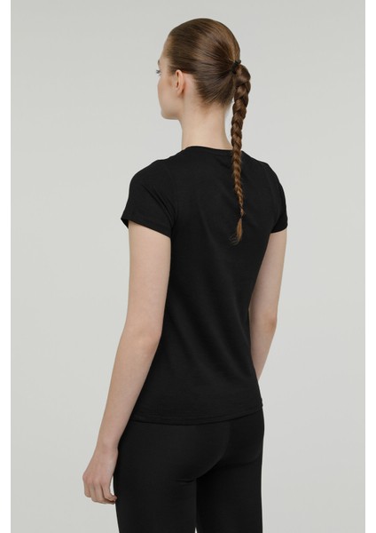 W-CT122 Basıc C Neck T-Sh Siyah Kadın Kısa Kol T-Shirt fiyatları
