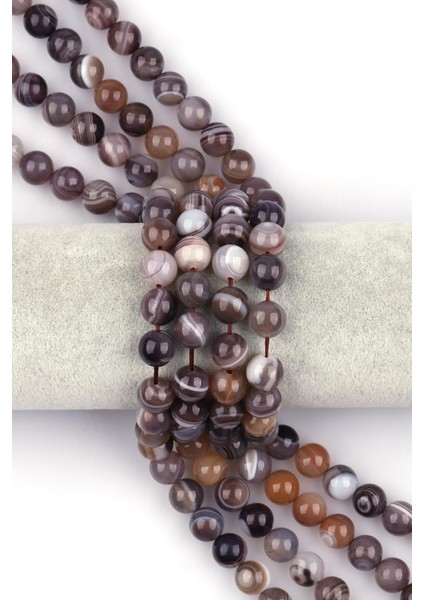 Botswana ( Ab Kalite ) Doğal Taş Dizi 10 mm Küre Kesim