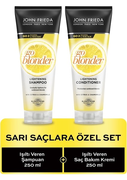Sarı Saçlara Özel Set
