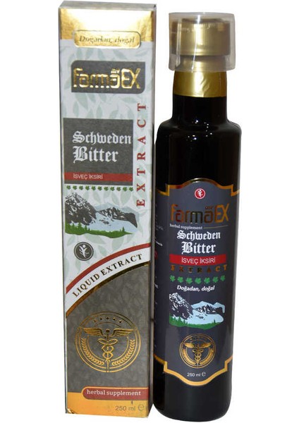 Isveç Iksiri Şurubu Bitkisel Ekstrakt Alkolsüz 250 ml