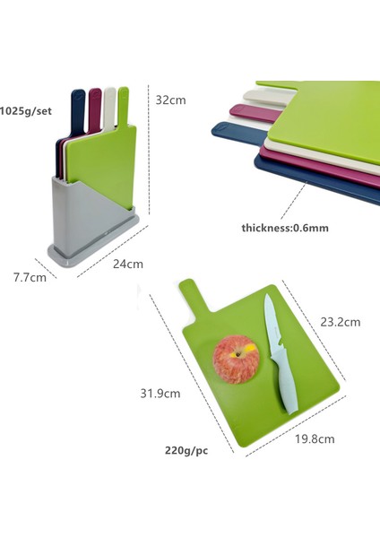 7 Parça Ev Tipi Kesme Tahtası (Yurt Dışından) modelleri