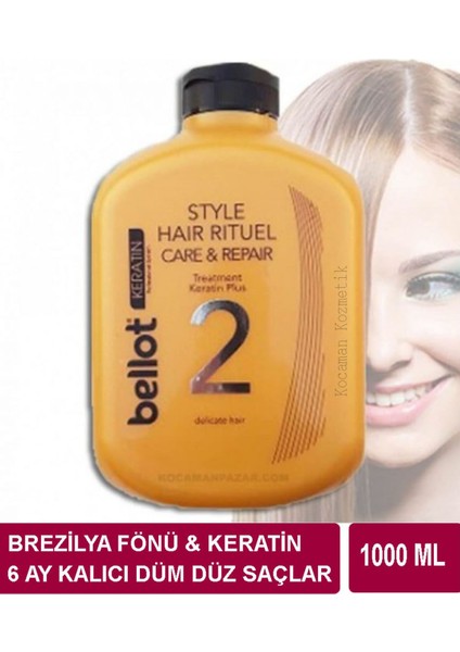Keratin Bakım & Brezilya Fönü No:2 1000 ml