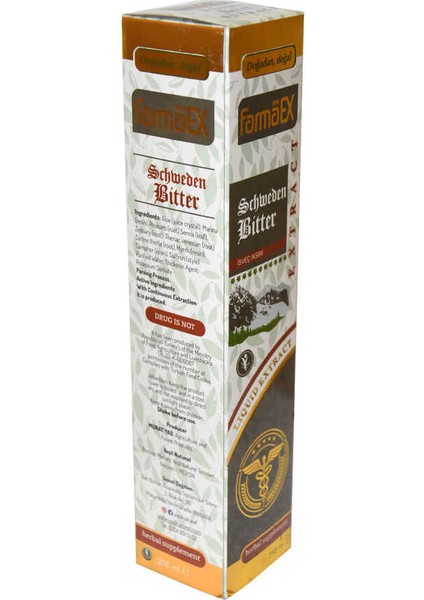 Isveç Iksiri Şurubu Bitkisel Ekstrakt Alkolsüz 250 ml