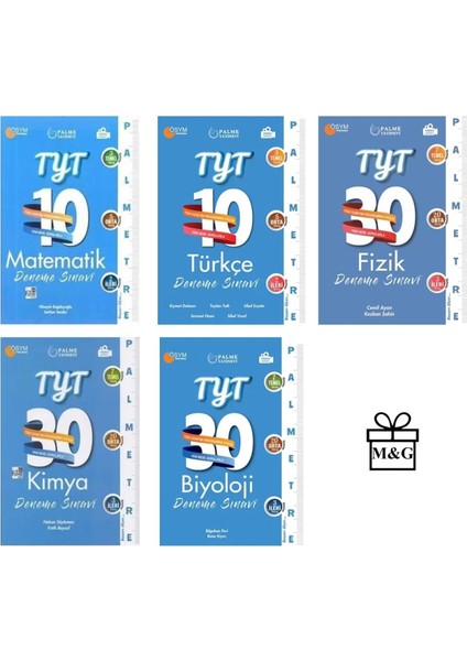 TYT Palme Yayıncılıktre Matematik Türkçe Fizik Kimya ve Biyoloji Deneme Sınavı