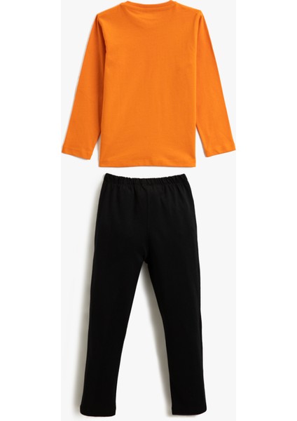 Pijama Takımı Uzun Kollu Tişört ve Beli Lastikli Pijama Altı 2 Parça fiyatları
