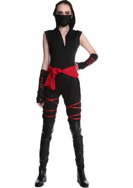 Kadın Siyah Ninja Kostüm (Yurt Dışından) modelleri