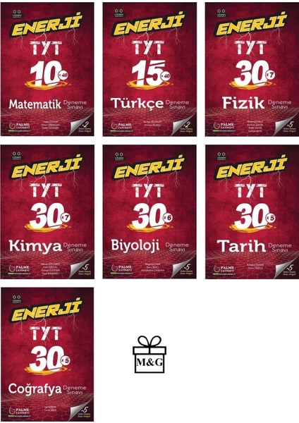 TYT Enerji Serisi Tüm Dersler Deneme Sınav Seti