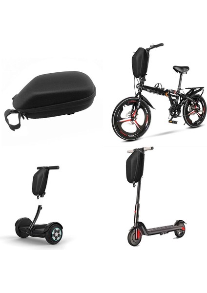 Elektrikli Scooter Bisiklet Çantası Ön Asma Gidon Çanta Su Geçirmez