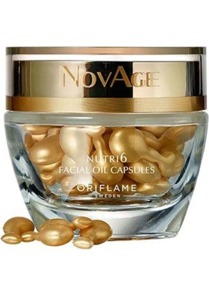 Novage Nutri6 Yüz Yağı Kapsülleri