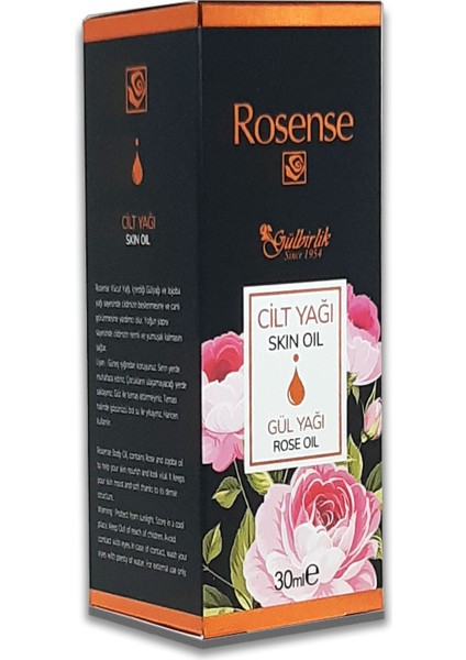 2 Adet Gül Yağı 30 ml Cilt Bakım Yağı