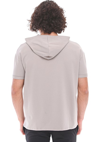 Spqr Kısa Kollu Sweatshirt Neptune Gri