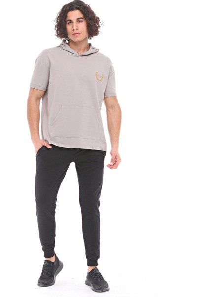 Spqr Kısa Kollu Sweatshirt Neptune Gri