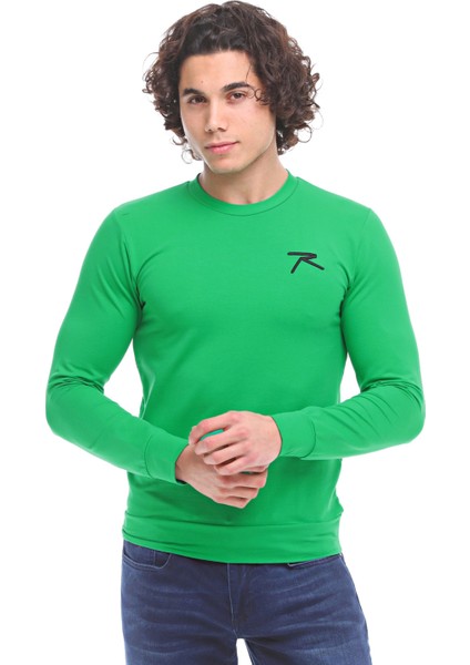 Erkek Sweatshirt Fultus Yeşil