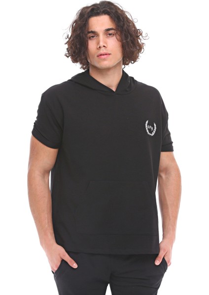 Spqr Kısa Kollu Sweatshirt Neptune Siyah fiyatları