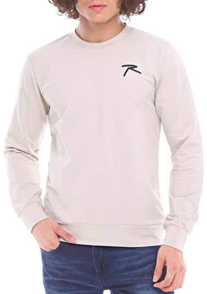 Erkek Sweatshirt Fultus Bej