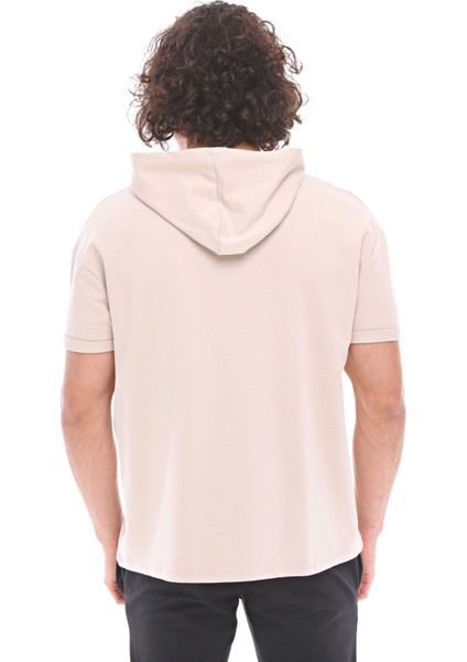 Spqr Kısa Kollu Sweatshirt Neptune Bej modelleri