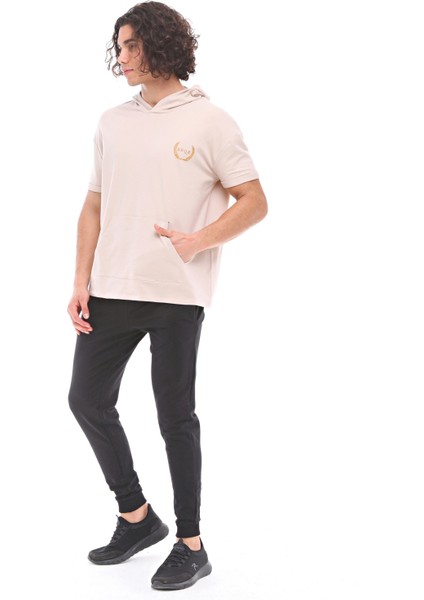 Spqr Kısa Kollu Sweatshirt Neptune Bej