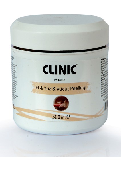 Clinic Clınıc Pyroo Üzüm Çekirdeği Özlü El&yüz Vücut Peelingi (500 Ml)