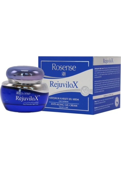 Rejuvilox Anti-Aging Jel Gece Bakım Kremi 50 ml