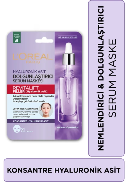 L'oréal Paris Revitalift Filler Dolgunlaştırıcı Serum Maske